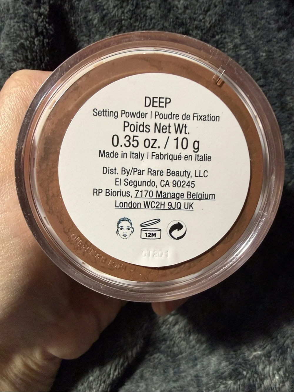 Rare Beauty Always an Optimist Loose Setting Powder — Deep (Brown Tone)